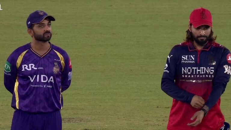 RCB vs KKR Toss: Rajat Patidar Wins Flip as Rain Clears in Raipur