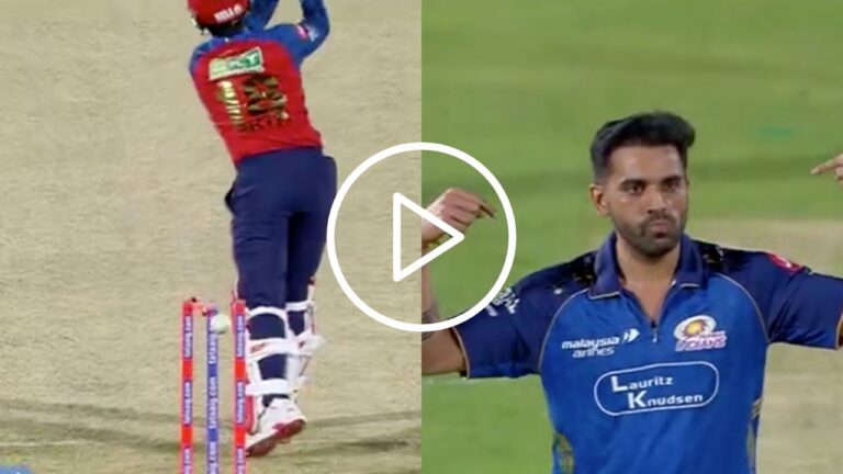 Deepak Chahar Outsmarts Priyansh Arya in IPL 2026 Masterclass