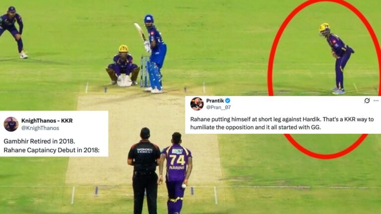 KKR Fans See Gautam Gambhir’s Legacy in Ajinkya Rahane’s Bold Captaincy