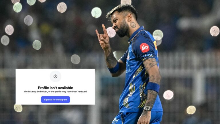 Hardik Pandya Follows Arshdeep Singh’s Footsteps, Removes His Entire Digital Tra – Hardik Pandya Deactivates Instagram Amidst Ongoing Mumbai Indians Speculation