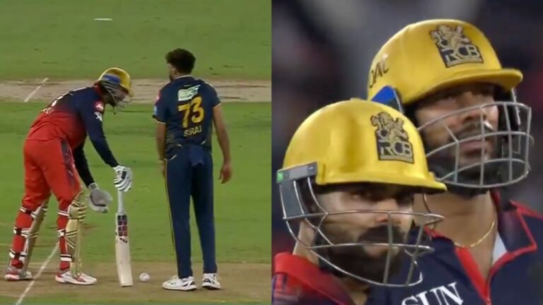 Watch – Virat Kohli Confronts Mohammed Siraj For Sledging RCB Player