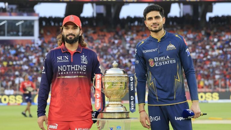 Unchanged RCB bowl; GT bring in Arshad Khan in IPL Final Showdown