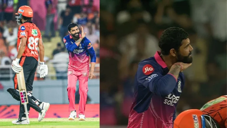 Ravindra Jadeja brings out ‘Pushpa’ celebration after dismissing Nitish Kumar Re – Ravindra Jadeja Channels Pushpa Style After Dismissing Nitish Kumar Reddy in SRH vs RR