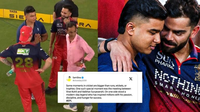 Vaibhav Sooryavanshi’s Virat Kohli Meet-Up Sets Internet On Fire